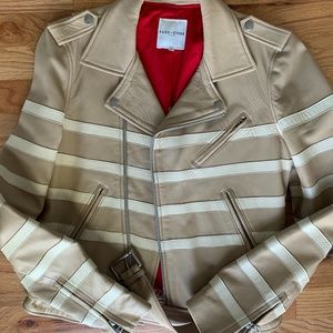 EachXother Paris leather bomber jacket